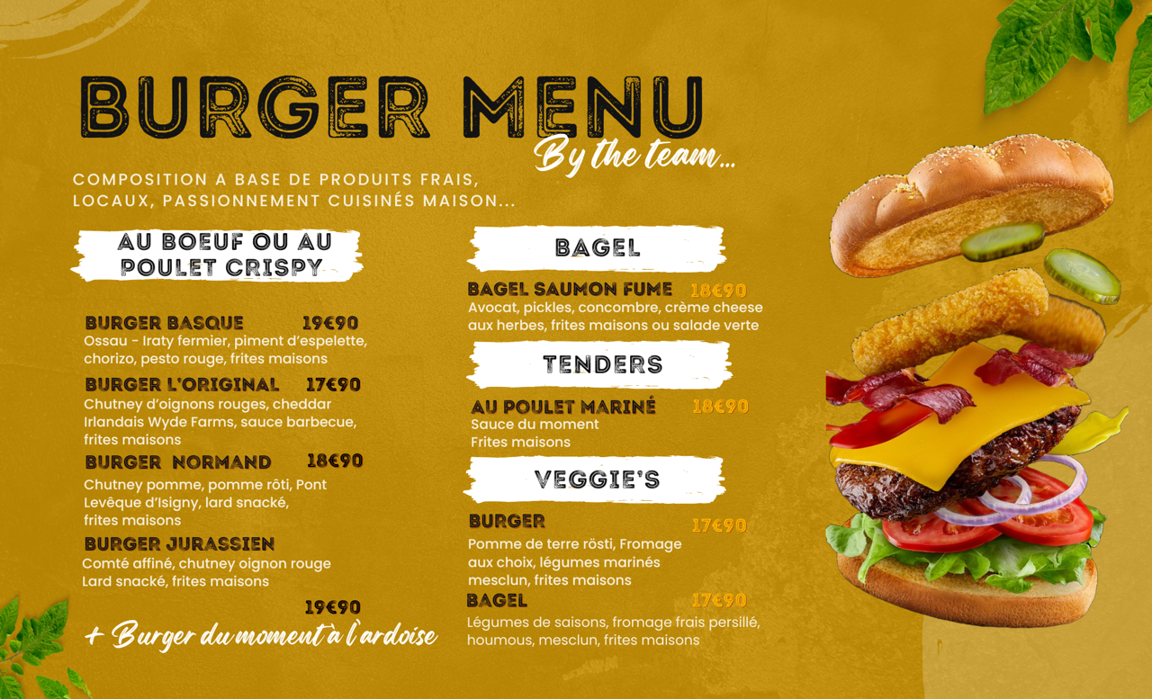 BURGER A EMPORTER