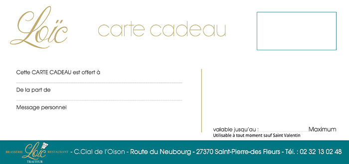 Carte cadeau